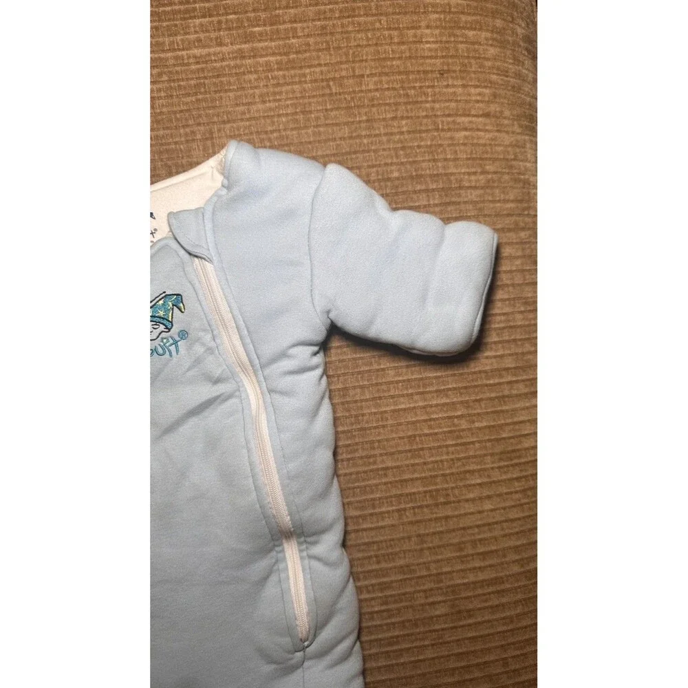 Baby Merlin's Magic Sleepsuit Large 6-9 Months Blue Swaddle Suit 18-21 Lbs